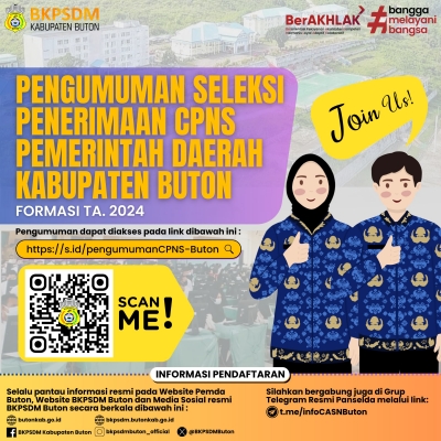 Seleksi Penerimaan CPNS Kabupaten Buton Sulawesi Tenggara 2024