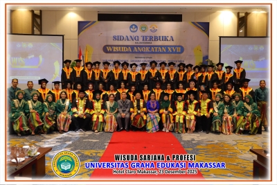 Universitas Graha Edukasi Makassar Mencatatkan Sejarah Baru dalam Perjalanannya dengan Menggelar Wisuda Perdana Angkatan XVII, Luluskan 154 Sarjana Kesehatan dan Bagikan Beasiswa KIP